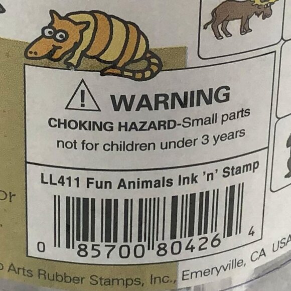 Hero Arts Fun Zoo Animals Woodblock Rubber Stamp Set: 18 Stamps w/2 Ink Pads NWT - Picture 8 of 8